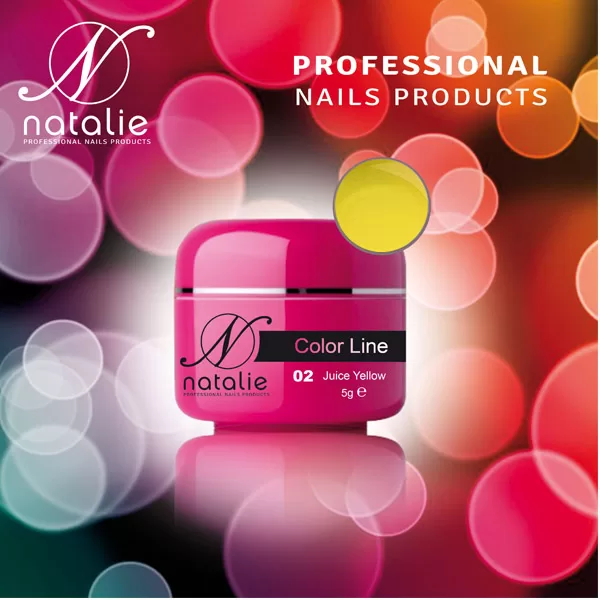 Gel UV Color Line Natalie 02 Juice Yellow