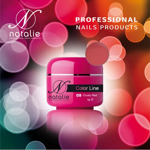 Gel UV Color Line Natalie 09 Crusty Red