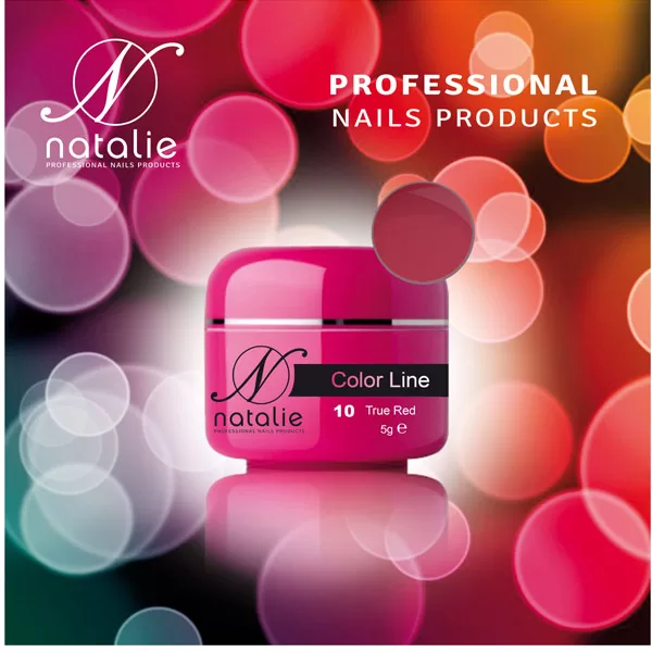 Gel UV Color Line Natalie 10 True Red