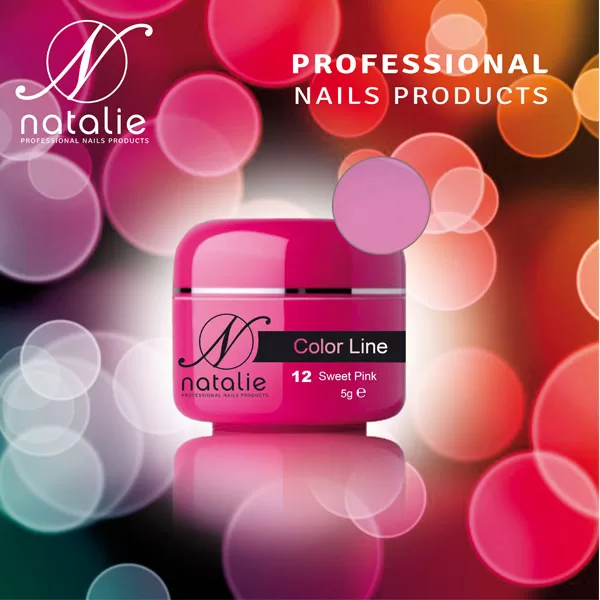 Gel UV Color Line Natalie 12 Sweet Pink