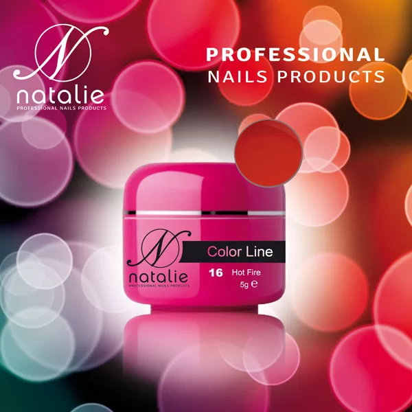 Gel UV Color Line Natalie 16 Hot Fire