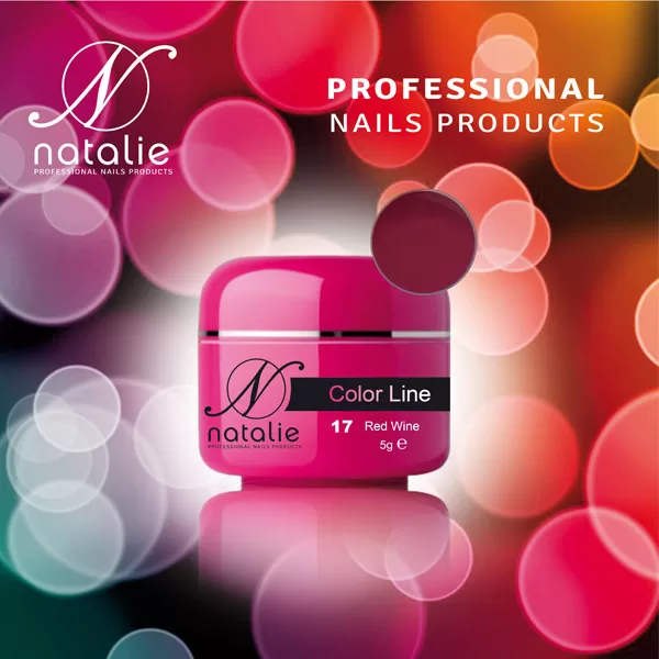 Gel UV Color Line Natalie 17 Red Wine