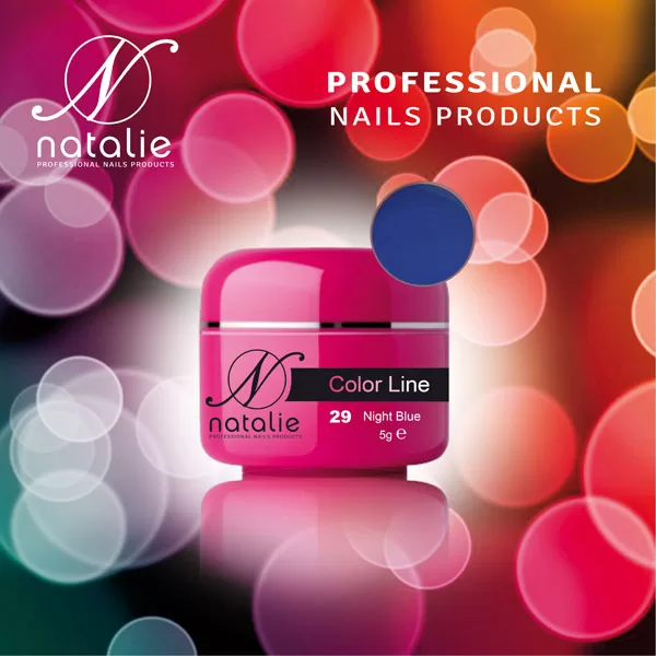 Gel UV Color Line Natalie 29 Night Blue