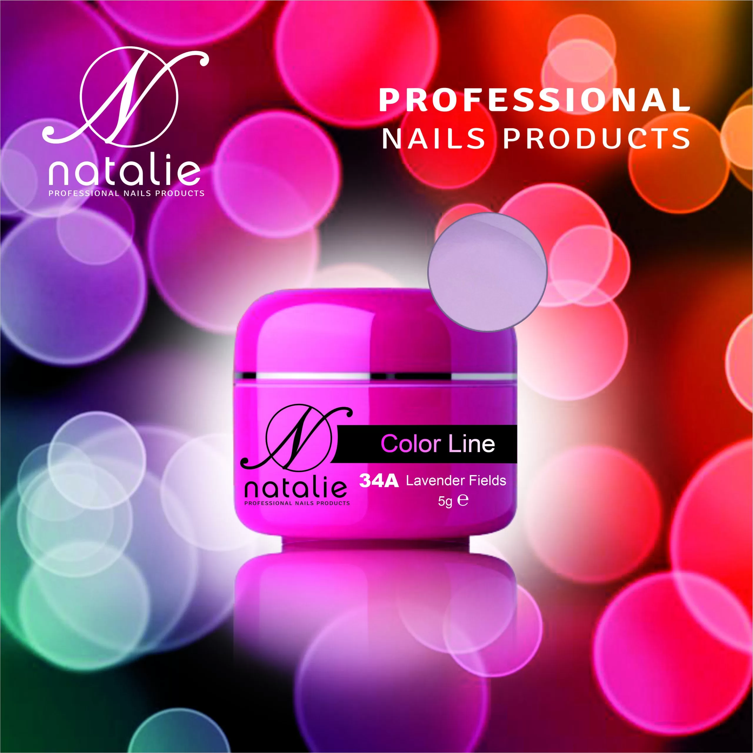 Gel UV Color Line Natalie 34A Lavender Fields