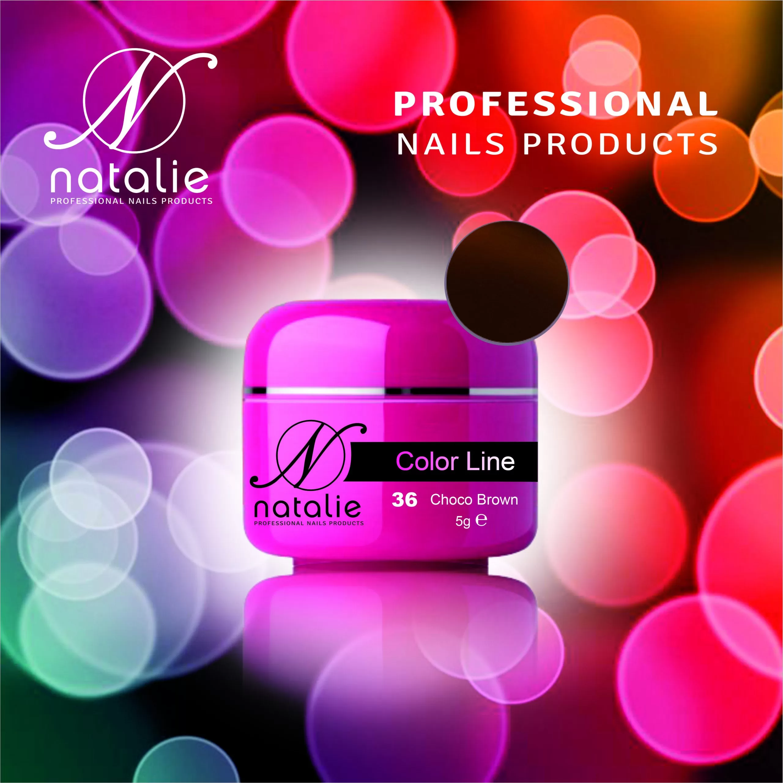 Gel UV Color Line Natalie 36 Choco Brown