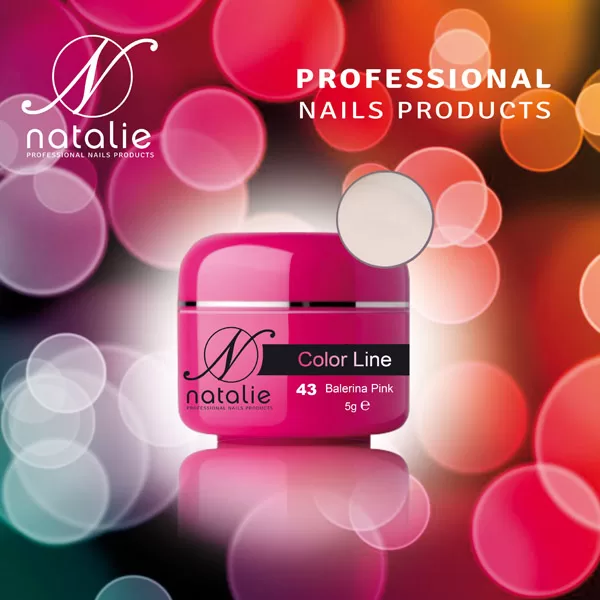 Gel UV Color Line Natalie 43 Balerina Pink