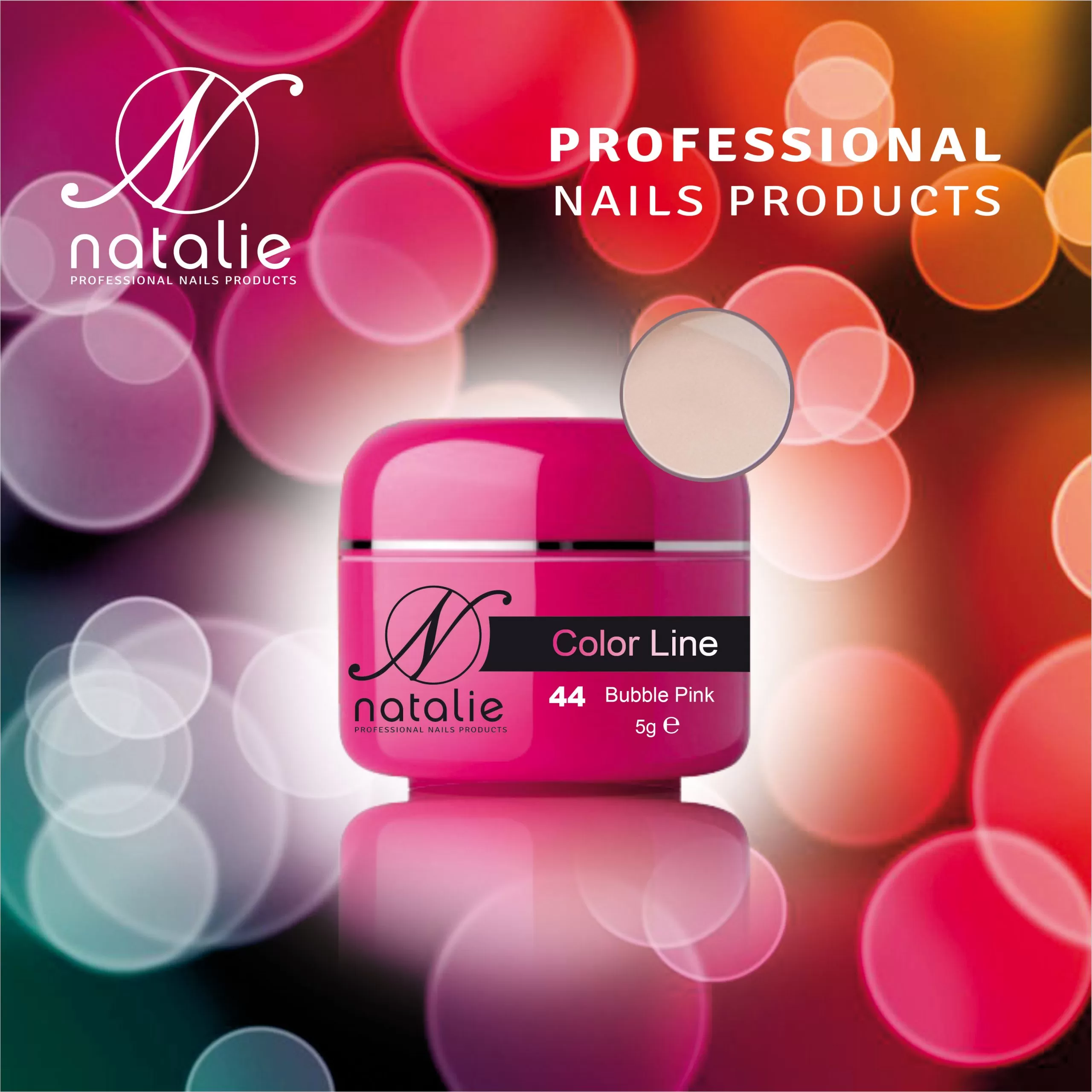 Gel UV Color Line Natalie 44 Bubble Pink