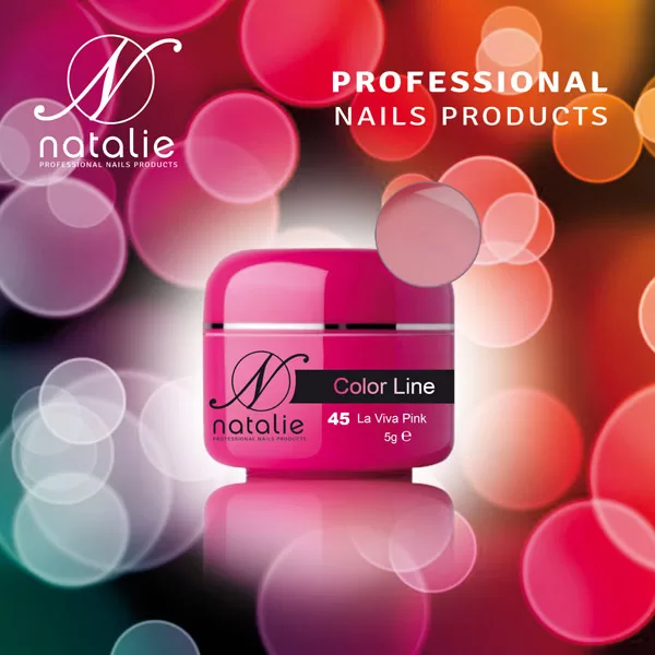 Gel UV Color Line Natalie 45 La Viva Pink