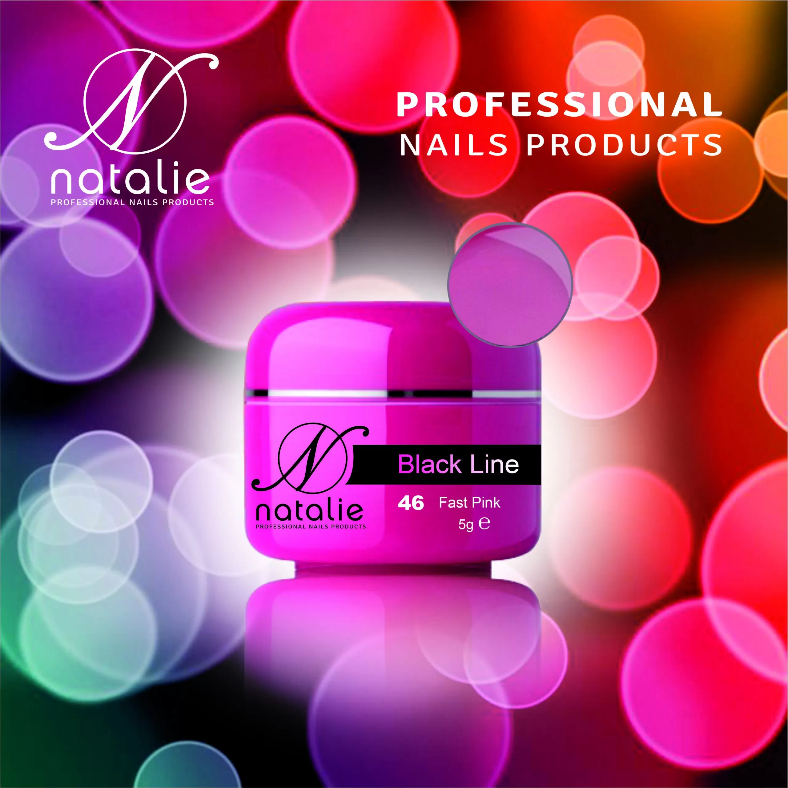 Gel UV Color Line Natalie 46 Fast Pink