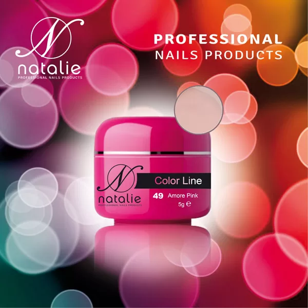 Gel UV Color Line Natalie 49 Amore Pink