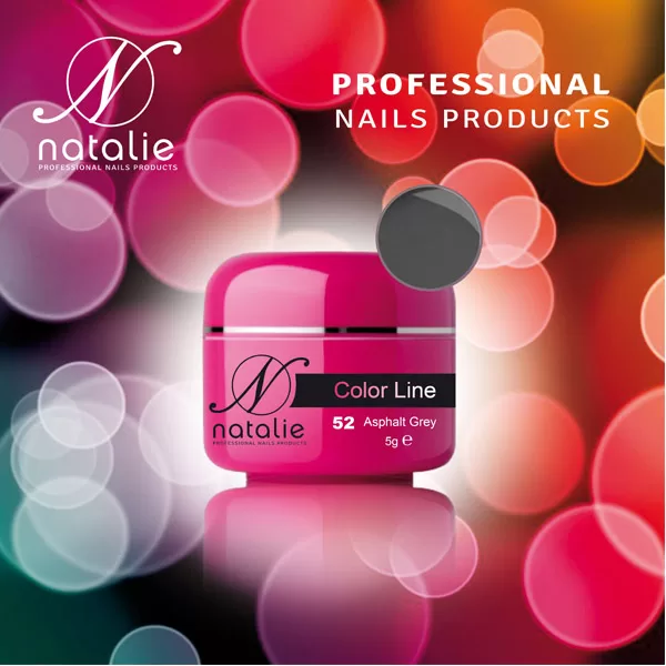 Gel UV Color Line Natalie 52 Asphalt Grey