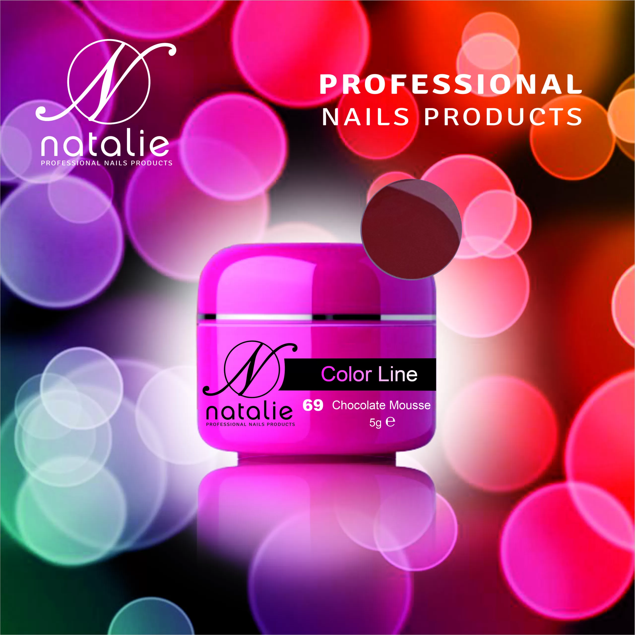 Gel UV Color Line Natalie 69 Chocolate Mousse