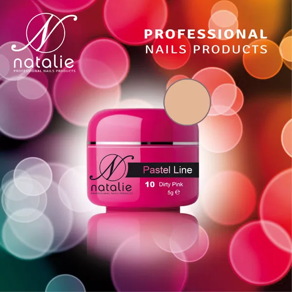 Gel UV Pastel Line Natalie 10 Dirty Pink